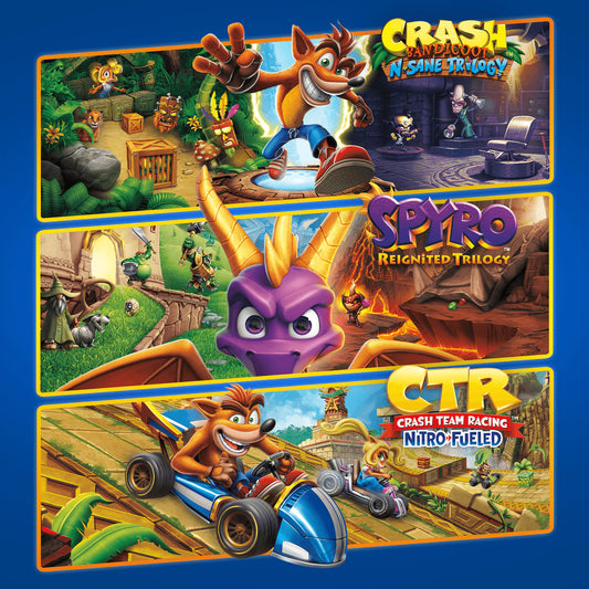 Crash + Spyro Triple Play Bundle PS4
